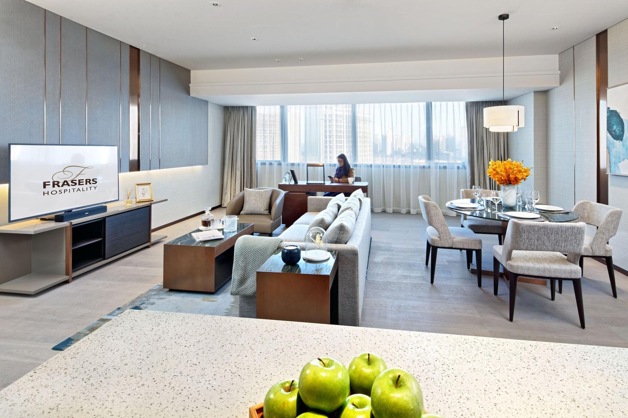 เฟรเซอร์ สวีท ต้าเหลียน Aparthotel ภายนอก รูปภาพ