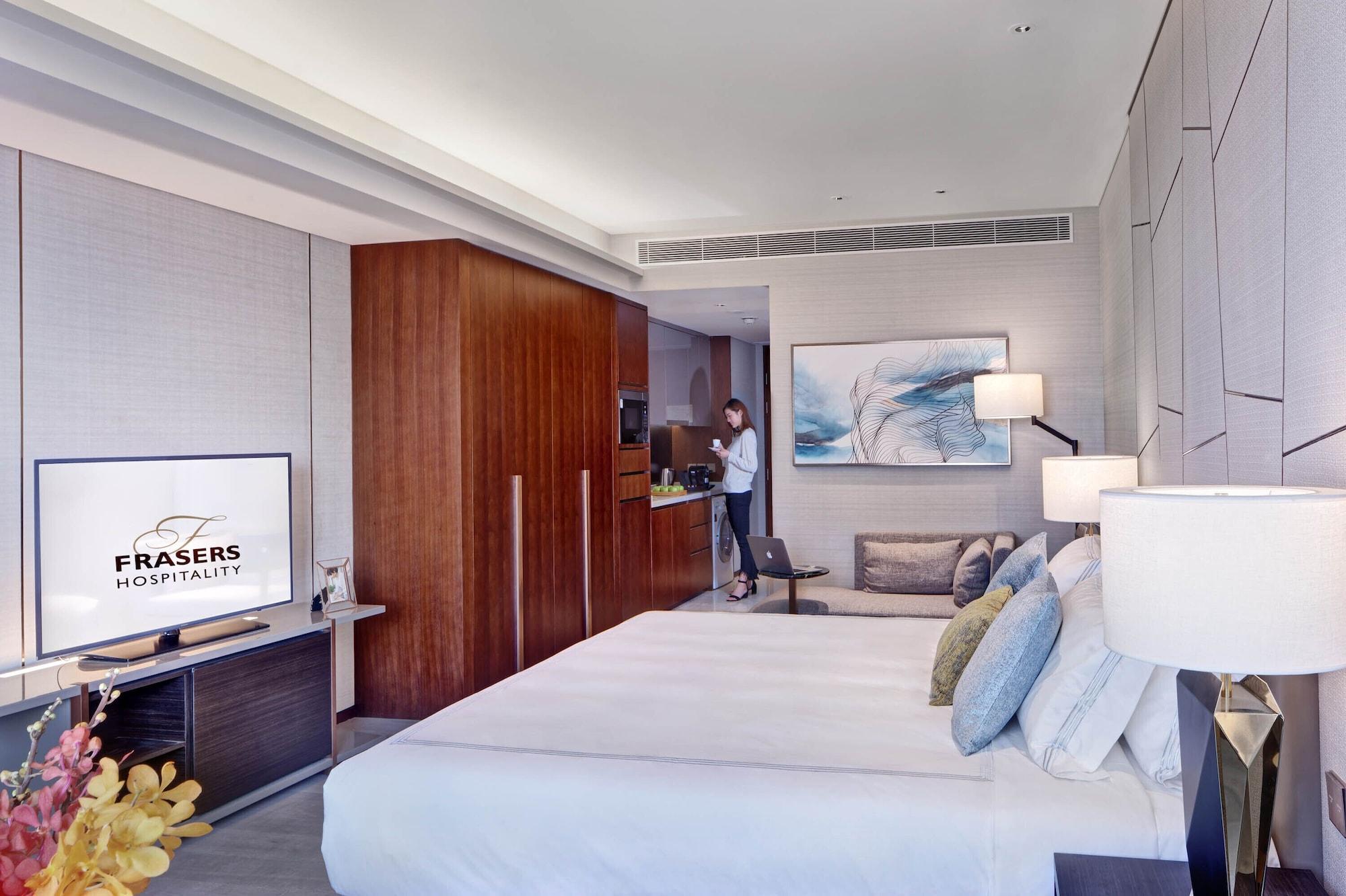เฟรเซอร์ สวีท ต้าเหลียน Aparthotel ภายนอก รูปภาพ