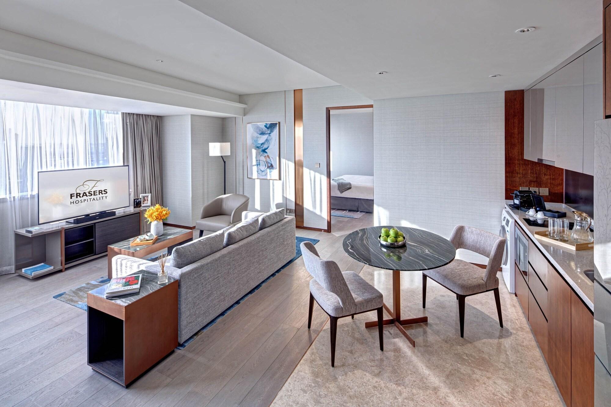 เฟรเซอร์ สวีท ต้าเหลียน Aparthotel ภายนอก รูปภาพ